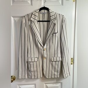 RNT23 Men’s Striped Blazer – Size S (Made in Turkey)